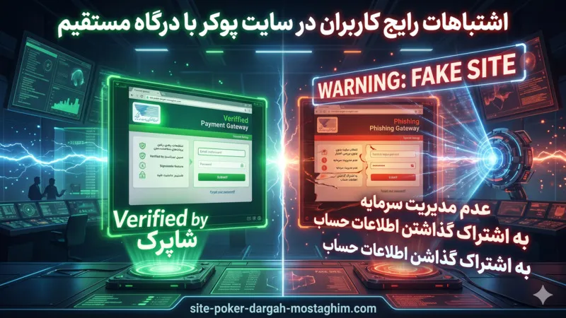 اشتباهات رایج کاربران در سایت پوکر با درگاه مستقیم